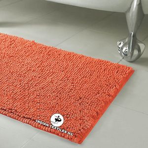 Alfombrillas de baño personalizadas modernas al por mayor alfombras de baño de diseño de secado rápido chenilla de algodón hechas a máquina con estilo moderno de color óxido por ITHL - Product Image 5