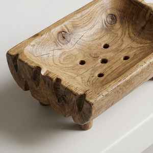 Porte-savon en bois durable de luxe pour salle de bain, évier de cuisine, support à savon, égouttoir à savon, accessoire de maison écologique - Product Image 5