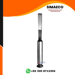 Osteótomo Manual Reutilizable para Injerto Óseo Tessier, 16 cm/6n de Longitud, Hoja Corta con Bordes Redondeados, Acero Inoxidable, Cirugía Maxilofacial - Product Image 2