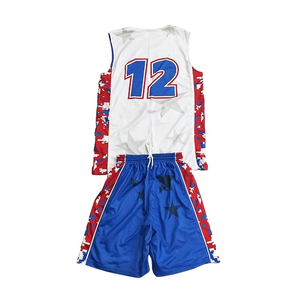 Ensemble de vêtements de basket-ball à séchage rapide personnalisés, maillot de basket-ball, short de grande taille avec logo à l'avant, technique de sublimation par Offre Spéciale respirant - Product Image 1