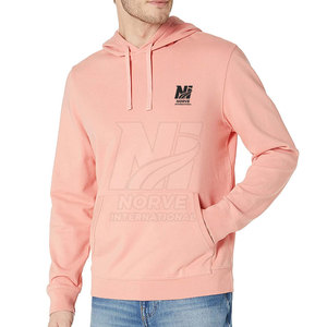 เสื้อฮู้ดดี้ผ้าฝ้ายผสมดีไซน์เรียบง่ายสไตล์ลำลองสำหรับผู้ชาย - Product Image 4