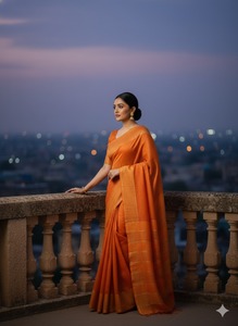 ส่าหรีผ้าไหมทัสซาร์แท้หลากสีสำหรับผู้หญิงดีไซน์ประณีตและแบบดั้งเดิมที่ไม่มีกาลเวลาจากอินเดีย - Product Image 3