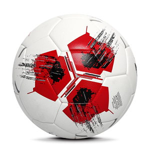 Balón de Fútbol Profesional con Logotipo Personalizado para Entrenamientos y Partidos, Material PVC, Tamaños 4 y 5, Color Rojo, Bolsa de Malla Transpirable, Hecho en Pakistán - Product Image 4