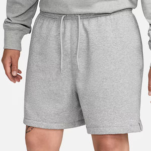2025 meilleurs hommes polaire Shorts en coton biologique élégant Streetwear court sueur français éponge tissu polaire Shorts - Product Image 1