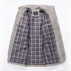 Mens Casual Lightweight Fleece Jacket TBF-138 Turn-down Collar Multi Pocket Waterproof Breathable Windproof Stylish <b>Winter</b> - Product Image 3