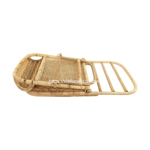 Có thể gập lại mây/wicker ghế tắm nắng đồ gỗ ngoài trời thoải mái, mây ghế bãi biển để giải trí bằng đường biển - Product Image 4