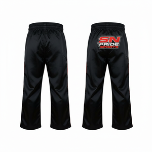 Pantalon d'arts martiaux en toile légère MMA unisexe pour enfants et adultes – Durable, respirant, décontracté, idéal pour l'entraînement de kickboxing - Product Image 2