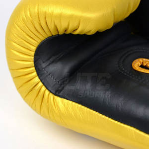 Nouveaux gants de boxe en cuir véritable pour hommes et femmes, conçus pour la vitesse, la puissance, le confort, l'évacuation de l'humidité, respirants, avec fermeture auto-agrippante. - Product Image 3