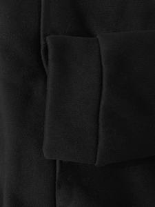 Sweat à capuche professionnel avec impression de logo personnalisé pour hommes coupe surdimensionnée 350 à 600 g/m² de sweat à capuche en coton épais avec strass - Product Image 3