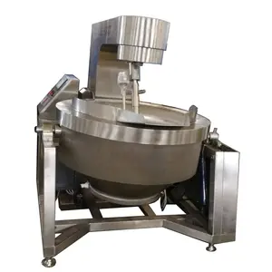 Stainless Steel Planetary Fry Wok Big Fully Automatic Food Cook Mixer Machine