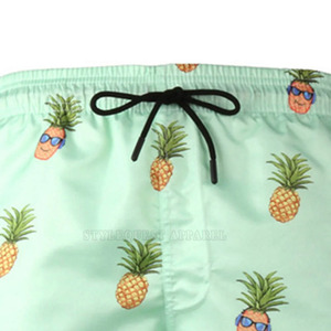 Best Price OEM Service <b>Men</b> Casual Sublimation <b>Shorts</b> New Design Mid Waist Elastic Closure Solid <b>Pattern</b> Breathable Cotton - Product Image 6