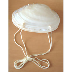 กล่องเปลือกหอยจากแม่น้ำ เครื่องประดับเปลือกหอย 17 ซม. ลายสวยงาม สำหรับเก็บเครื่องประดับ สไตล์มุก - Product Image 1