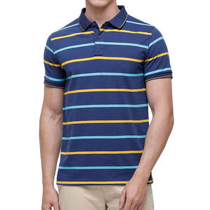 Polo décontracté unisexe grande taille pour homme, manches courtes, couleur unie, tissu en polyester tricoté, logo personnalisé, polo pour homme - Product Image 1