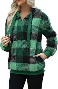 Vente en gros de sweat-shirts à capuche en sherpa surdimensionnés à manches longues pour femmes, taille plus, design tendance 2025, sweat-shirts doux pour femmes à prix avantageux - Product Image 3