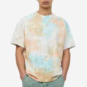 T-shirt surdimensionné en polyester et coton mélangé avec logo personnalisé/Stock Vente en gros - Product Image 4