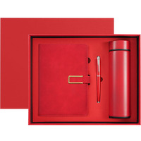 Carnet en cuir OS19 A5 avec coffret cadeau bouteille en acier inoxydable, carnets personnalisables, articles à 2 dollars
