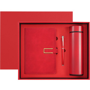 Carnet en cuir OS19 A5 avec coffret cadeau bouteille en acier inoxydable, carnets personnalisables, articles à 2 dollars - Product Image 2