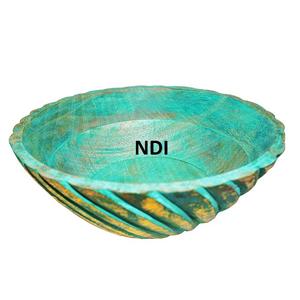 Solid <b>Wooden</b> Noodles Server <b>Bowls</b> Dinner Rounded Dry <b>Fruit</b> Storage <b>Bowl</b> Kitchen Decoration Home & Hotel Tableware <b>Wooden</b> <b>Bowl</b> - Product Image 2
