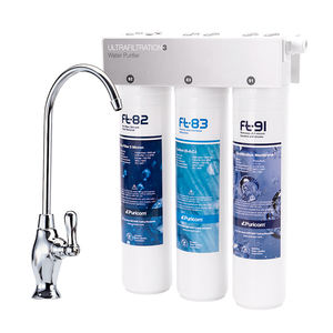 Compacto 3 etapas UnderSink Manual hogar purificador de agua sistema de ultrafiltración de instalación rápida 100 GPD - Product Image 2