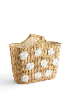 Nouvelle collection d'accessoires de salle de bain fabriqués au Vietnam avec porte-papier dans un panier en jonc de mer - Product Image 1