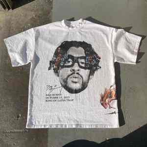 Venta al por mayor 100% algodón de secado rápido transpirable hombro caído camiseta personalizable cuello redondo con impresión DTG patrón sólido sostenible - Product Image 6