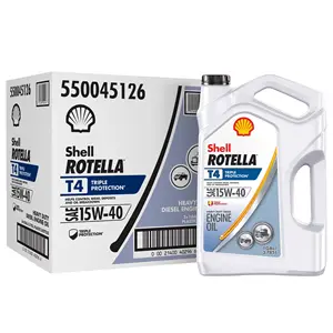 Mélange synthétique Shl Rotella T5 de qualité supérieure 15W 30 huile moteur Diesel 6 pack 1 Gallon paquet unique au prix de gros