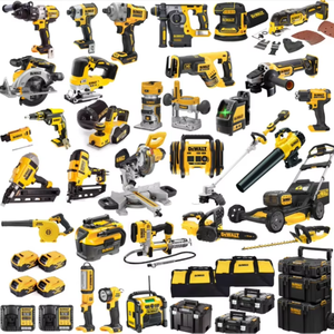Ventas al por mayor para DeWALTs DEWKIT30A <span class=keywords><strong>Kit</strong></span> de herramientas eléctricas 4x18V x 5Ah Baterías de litio 34 piezas <span class=keywords><strong>kit</strong></span> combinado de herramientas - Product Image 1