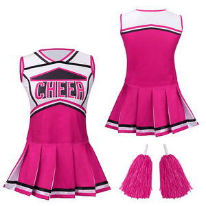 Uniforme de cheerleading professionnel sur mesure rose et blanc pour les équipes de cheerleading scolaires, les spectacles de danse et les événements sportifs - Product Image 1