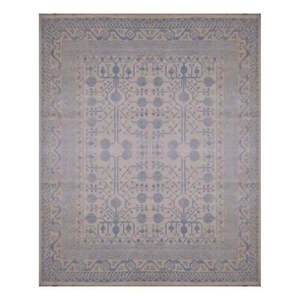 Tapis de Peshawar et de Khotan noué à la main, unique en son genre, 9'10 x 8'5 Pes_Kho_340 - Product Image 1