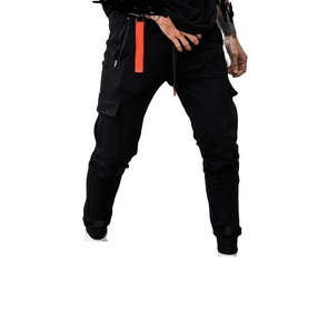 Pantalon évasé surdimensionné en coton éponge français personnalisé Y2K pantalon de survêtement baggy à jambes larges droites pour hommes pantalon de survêtement empilé décontracté - Product Image 6