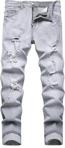 กางเกงยีนส์ฟิตเนสสำหรับผู้ชายชุดสตรีทแวร์แบบลำลองคุณภาพสูงออกแบบได้ตามที่ต้องการกางเกงยีนส์กลางแจ้งสำหรับผู้ชาย - Product Image 6