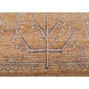 Alfombra de Lana Anudada a Mano Someplace in Time, Diseño Geométrico Rojo y Naranja, Estilo Afgano para el Hogar EA-7103 - Product Image 3