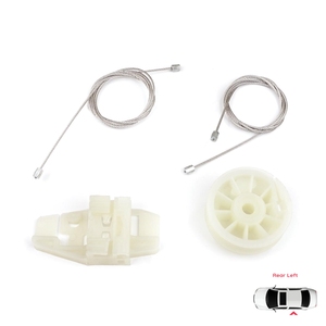 Juego de Reparación de Elevalunas Eléctrico BWR499, Puerta Trasera Izquierda para Scenic Grand Scenic MK2 JM0/1 2003-2009 4/5 Puertas 8200118856 - Product Image 1