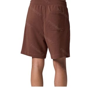 Short de sport taille haute pour femme Meilleure qualité Terry Easy Sweat Logo Poche Décor Style athlétique Plus Size Loose Fit Mid-Waist - Product Image 4