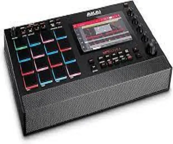 พร้อมส่ง เครื่องดรัมและตัวเก็บตัวอย่างที่ใช้แบตเตอรี่ MPC Live II ระดับมืออาชีพของ AKAI พร้อมลําโพง แผ่นรอง และเครื่องสังเคราะห์ในตัว