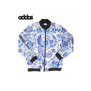 Blouson aviateur long d'hiver à capuche en tissu respirant avec col montant-Veste matelassée sublimation à bas prix - Product Image 3