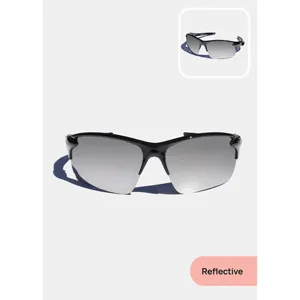 Occhiali Sportivi Semi-Rimless per Uomo e Donna, Lenti TAC UV400, Montature Trendy Oro Trasparente Bianco, Rettangolari Leggeri - Product Image 4