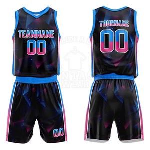 Uniformes de Baloncesto para Hombre, Hechos de Poliéster, Material Duradero, Colores Personalizados Disponibles, Equipo Profesional - Product Image 3