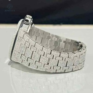 นาฬิกาเพชรโมอิสซาไนต์ VVS ระดับพรีเมียม ดีไซน์หรูหรา สายสแตนเลสแบบซ่อนตัวล็อค กระจกใส รุ่นลิมิเต็ดอิดิชั่น ของขวัญวันวาเลนไทน์ - Product Image 2