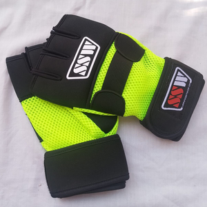 Personnalisé Demi Doigt Femmes Hommes Gym Fitness Haltérophilie Gants De Sport Sans Doigts Enveloppe Intérieure De La Main Gel Rembourré Gants En Néoprène - Product Image 4