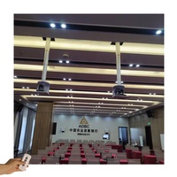 JGST – En stock – Support de plafond motorisé télescopique réglable de 1,0 à 4,0 m pour projecteur et caméra dissimulée