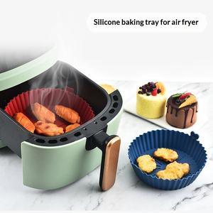 Plateau de cuisson rond en silicone pour friteuse à air, facile à nettoyer, usage domestique, vente en gros - Product Image 3