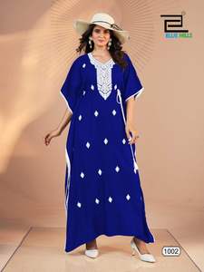 Elegant Rayon <b>Kurti</b> for Women Comfortable Soft Fabric Embossed Printing Perfect for Resort and Lounge Wear Maruti Fashion - Product Image 6