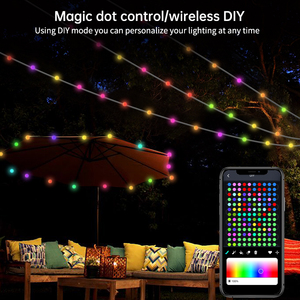 Luci a sfera RGB 33FT USB LED luci a bolle, App e telecomando, impermeabile, sincronizzazione musicale, per regolazioni progettuali su misura - Product Image 5
