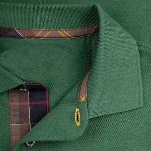 2025 polos de talla grande para hombre, polos personalizados para hombre, polos ajustados transpirables de estilo Vintage, polos de manga corta 220GSM - Product Image 4