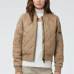 Bas quantité minimale de commande direct usine personnalisé pour les femmes imperméable fermeture éclair Bomber veste nouveau style femmes Bomber veste - Product Image 3