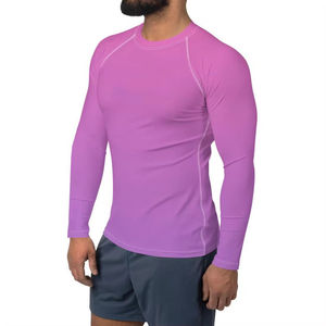 Camiseta Deportiva de Manga Larga para Hombre, de la Mejor Calidad, Lisa, Ecológica, Antibacteriana, de Secado Rápido, Transpirable, Elegante, para Entrenamiento Atlético - Product Image 5