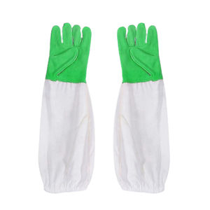 Venta caliente Guantes de soldadura de cuero de seguridad resistencia al calor diseño premium razonable nueva llegada guantes de soldadura más vendidos - Product Image 4
