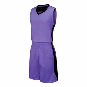 Maillot de basket-ball de haute qualité avec broderie réversible en maille pour équipes personnalisé pour hommes - Product Image 1