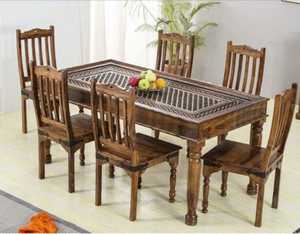 ชุดโต๊ะรับประทานอาหารแบบคลาสสิกท็อปไม้พับได้สำหรับใช้ในบ้านอพาร์ทเมนต์หรือโรงแรมดีไซน์ทันสมัย - Product Image 1